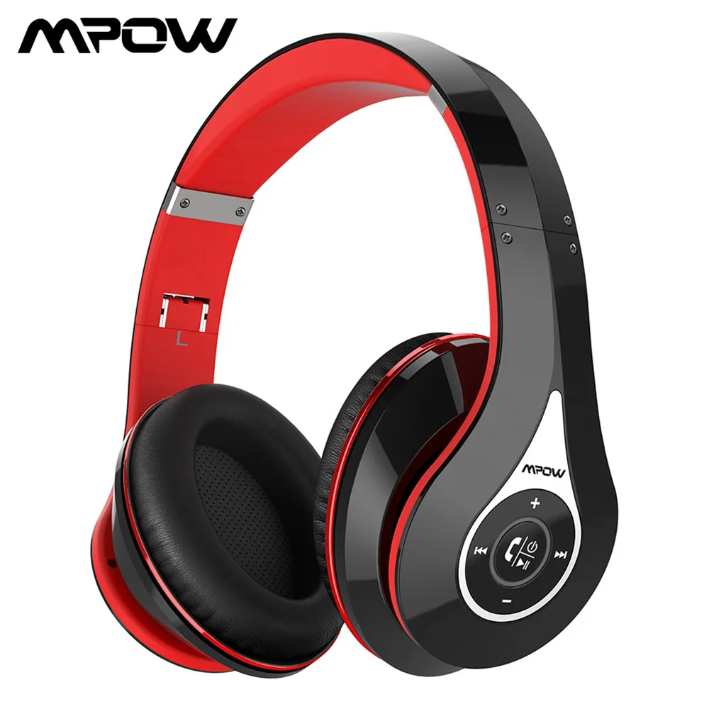 Mpow 059 On Ear Bluetooth Headphone Noise Cancelling Stereo Sound Foldable Headband With Carry