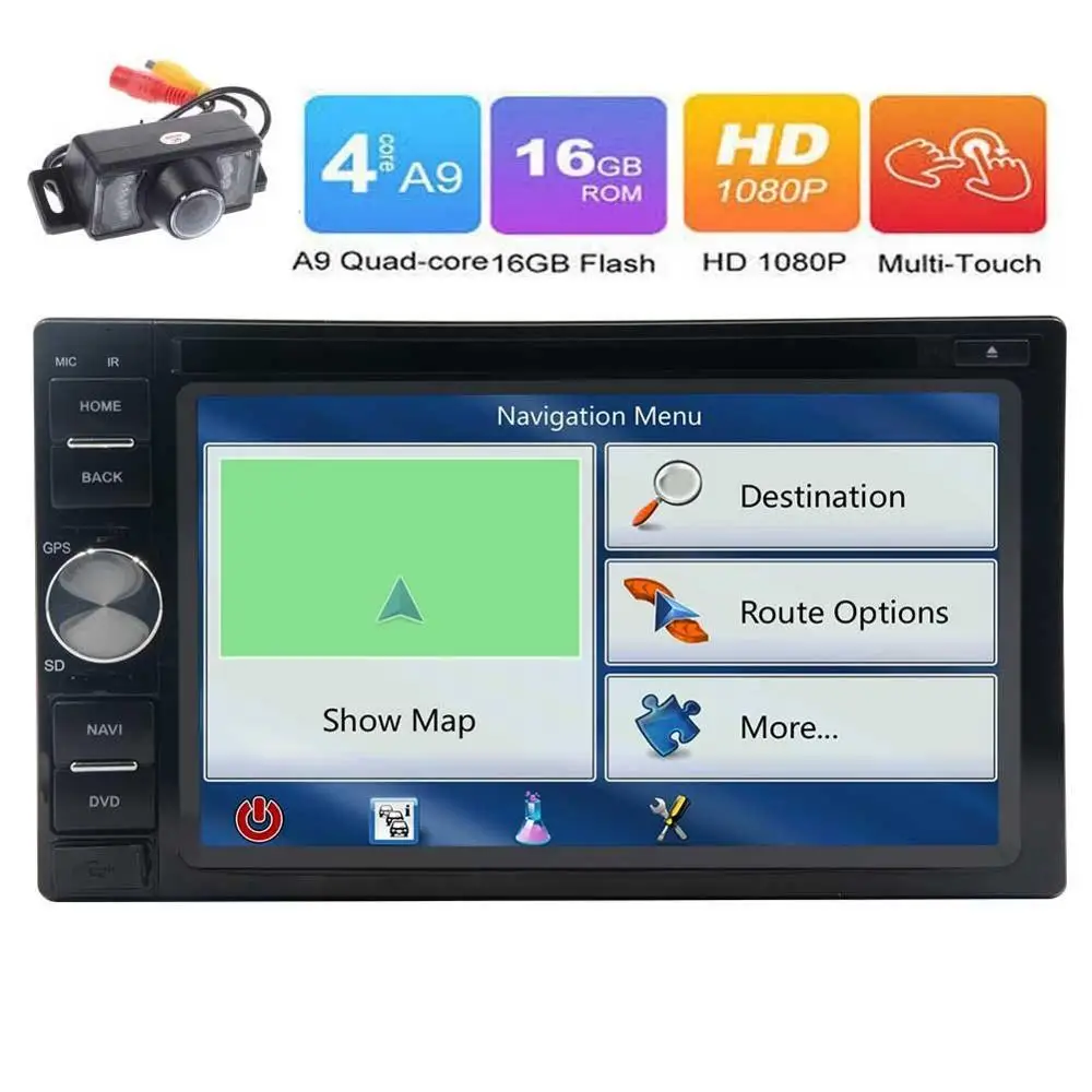 Android 6.0 Quad Core 6.2'' Touchscreen Car DVD Player with GPS Navigation Double Din Car Stereo Radio Receiver wifi mirror link Android 6.0 Quad Core 6.2'' Touchscreen Car DVD Player with GPS Navigation Double Din Car Stereo Radio Receiver wifi mirror link