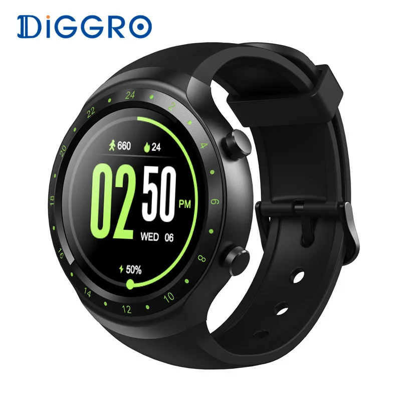 

Diggro DI07 Android 5.1 Smart Watch MTK6580 BT4.0 512MB 8GB 3G Built-in GPS Nano WIFI Heart Rate Smartwatch For IOS and Android