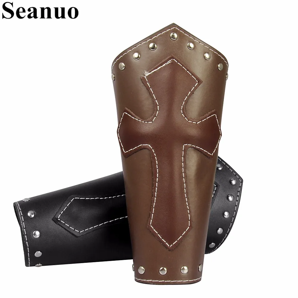 

Seanuo Max. Cross Strap Wrist Protect Bracelets & Bangles For Men Women Punk Hiphop Strong Man Charm Motorcycle Wrap Bracelets