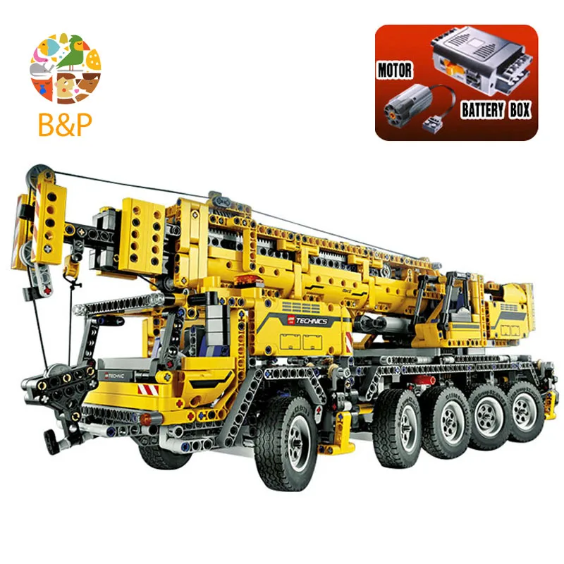 

Legoing 42009 2606pcs Technic Series The Motor Power Mobile Crane Mk II Model Building Blocks Toys For Children Gift Lepin 20004