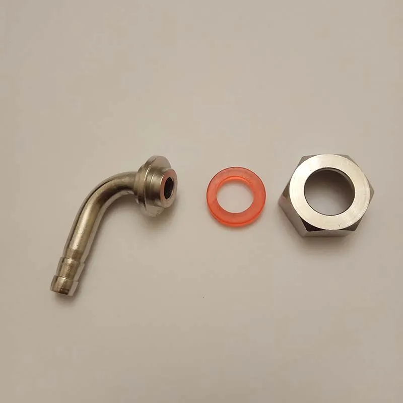 

2 Sets 90 Degree Bend Pin With Washer And Nut For Beer Tap Faucet,Keg coupler Or Shank,Beer Tap Accessories.