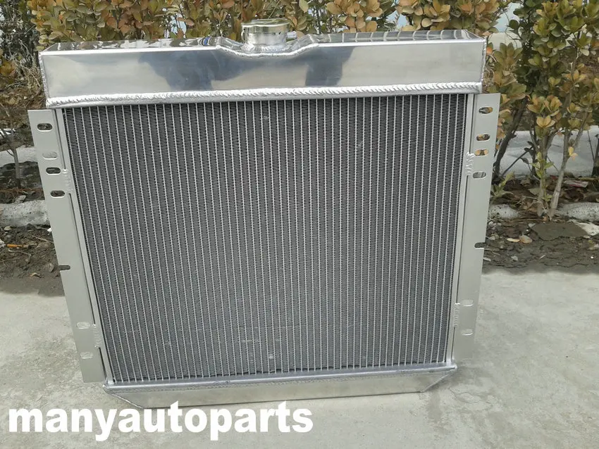 4 алюминиевый радиатор с сердечником для 1963 1969 Ford Fairlane 1967 Mustang + A FAN| |