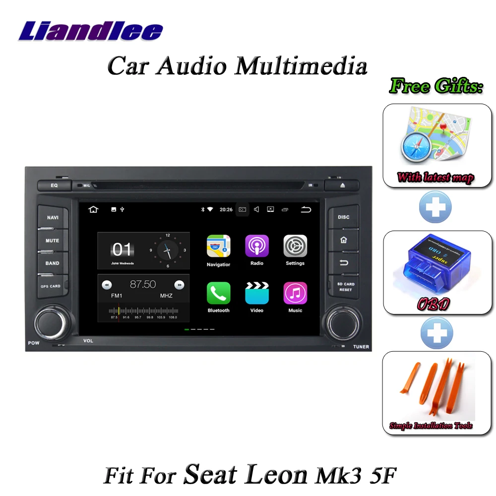 Liandlee автомобильная система Android для Seat Leon Mk3 5F 2012~ радио CD dvd-плеер gps Navi Карта Навигация HD BT экран мультимедиа