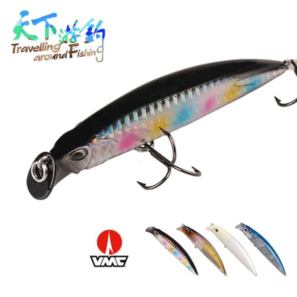 

TAF Retail Sinking Minnow with France VMC Treble Hooks 9.5cm 30g ABS Plastic Fishing Lure Isca Artificial Swimbait Wobblers