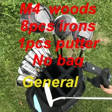 Гольф драйвер Gerenal M4 водителя 3#5# разъемная застежка-молния проход древесина 8 шт. M4 железа 1 шт. клюшки без чехла со стальными/графитный Вал Клюшки для гольфа