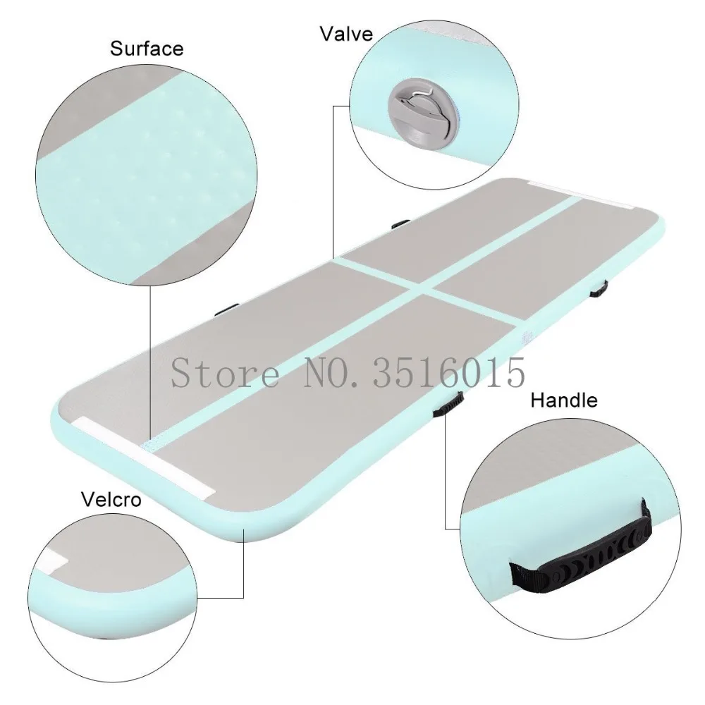 AIR TRACK INFLATABLE GYMNASTICS MAT 3X1X0.1M