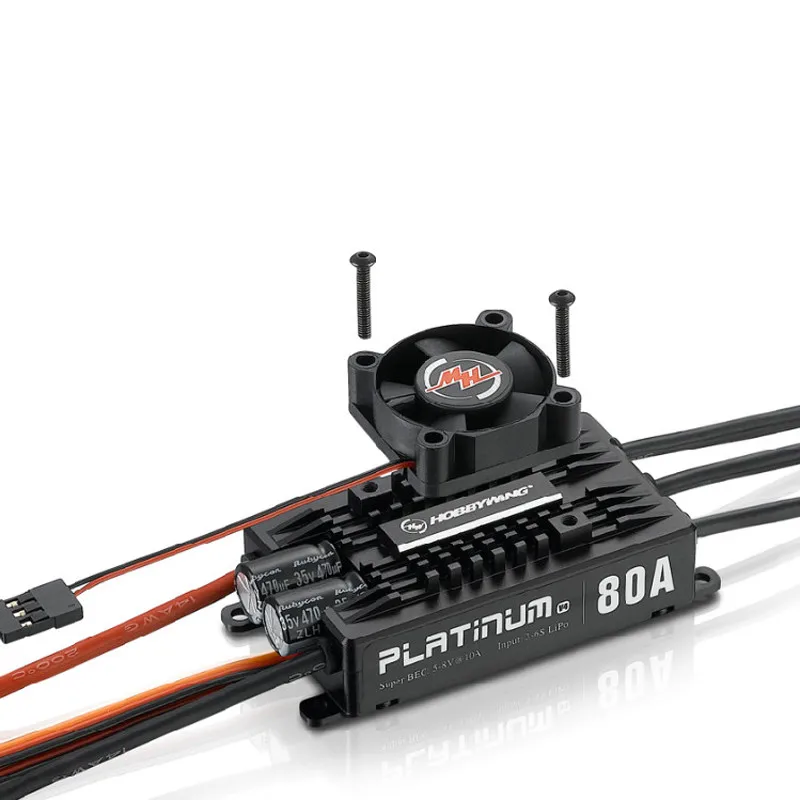 Hobbywing Platinum Pro V4 80A 3-6S Lipo BEC пустая форма бесщеточный ESC для радиоуправляемого дрона самолета вертолета