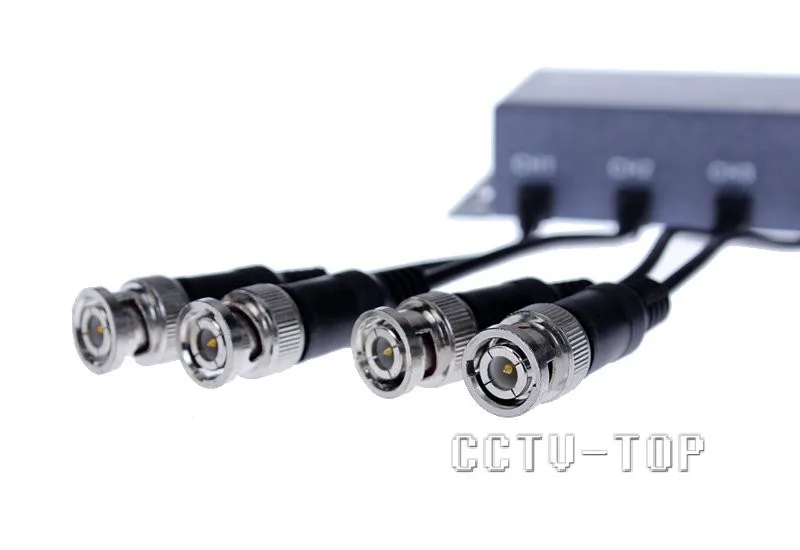 CCTV 4 канальный пассивный видео BNC мама к UTP камера DVR Balun 4 порта UTP Трансивер CCTV через неэкранированную витую пару