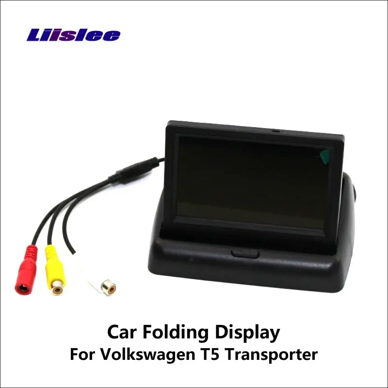 

Liislee For VW Volkswagen T5 Transporter Caravelle Multivan Foldable Car HD TFT LCD Monitor Screen Display NTSC PAL TV System