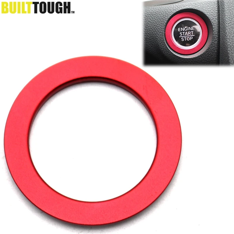 New Aluminum Engine Start Stop Button Cover Trim For Honda Civic 2016-2019 Red