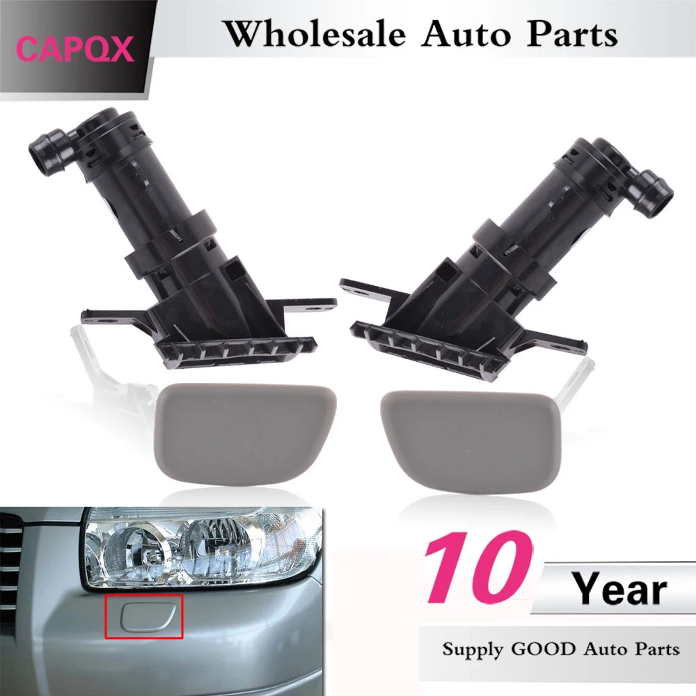 CAPQX 4 шт. для Subaru Forester 2005 2006 2007 передняя фара Омыватель привод сопла и крышка