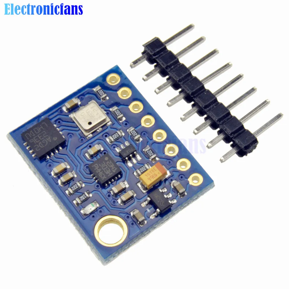 GY-89 10DOF I2C/IIC SPI L3GD20 LSM303D BMP180 Акселерометр, гироскоп магнитометр датчик барометра борту модуль GY89 для Arduino