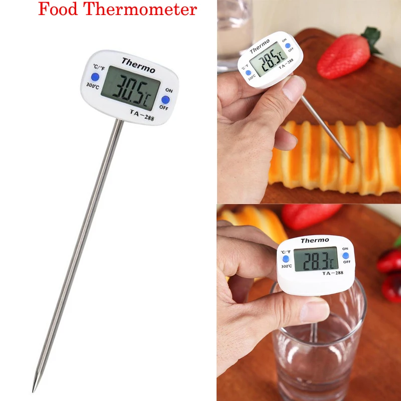 

Food Meat Probe Thermometer Kitchen Digital Cooking ABS Food Probe Electronic Cooking Tools Temperature Gauge Kitchen tools