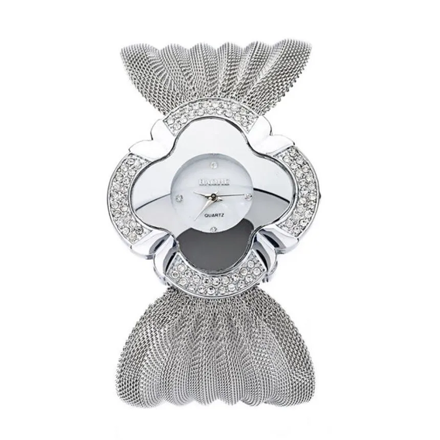 Fashion Fabulous Lady Diamond Bracelet Watch Mirror Luxury Quartz Watch watch women luxury stainless relojes para mujer women watches