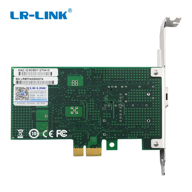LR LINK 9030PF SFP PCI Express 100Mb Ethernet Network Controller Card Lan Adapter Desktop PC Intel 3