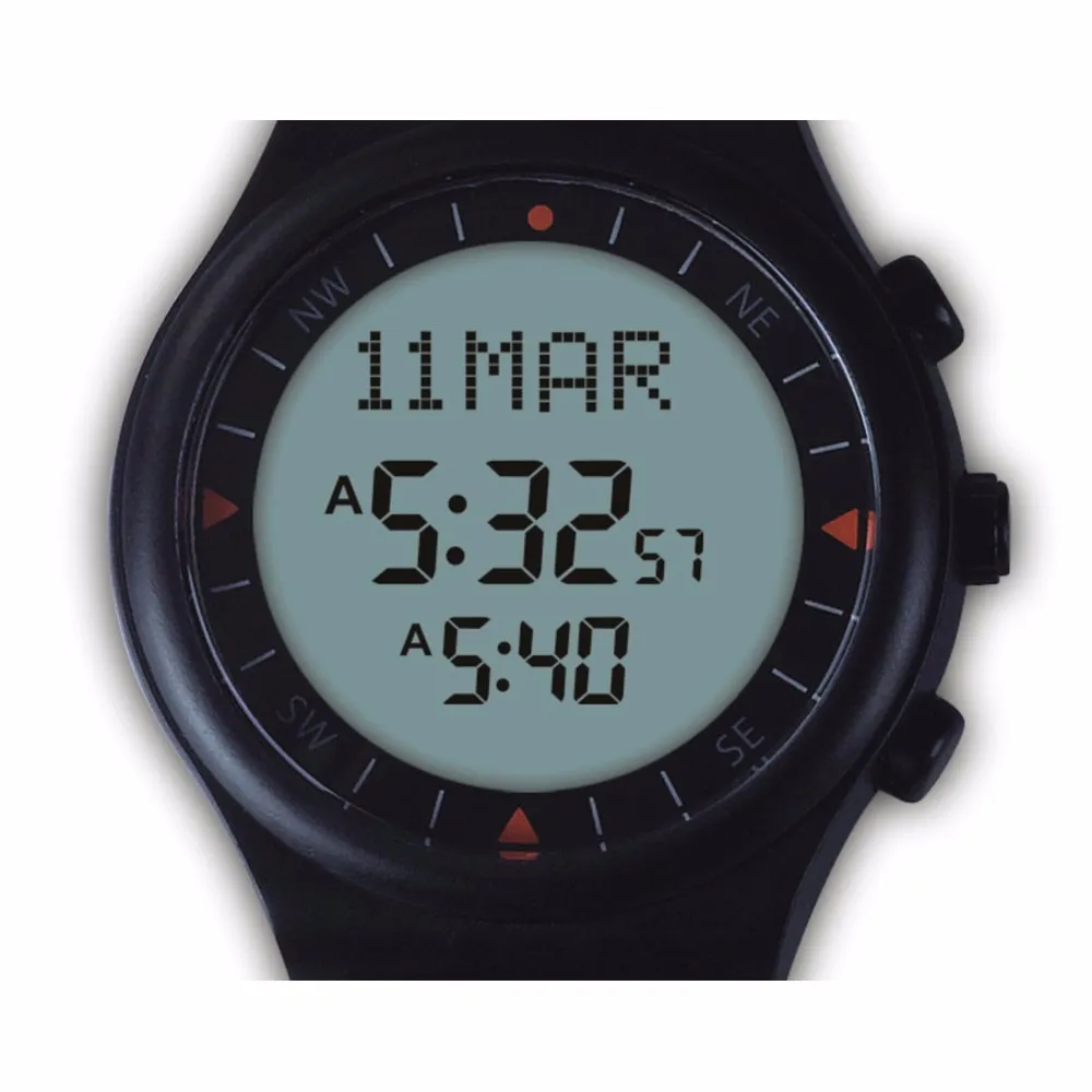 Al-Marameen мусульманские наручные часы 6506 черный цвет исламские часы azan Новое поступление 1 шт Подарочная посылка