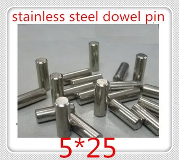 

50pcs/lot 5*25 stainless steel 304 dowel pin / location pin /stop pin