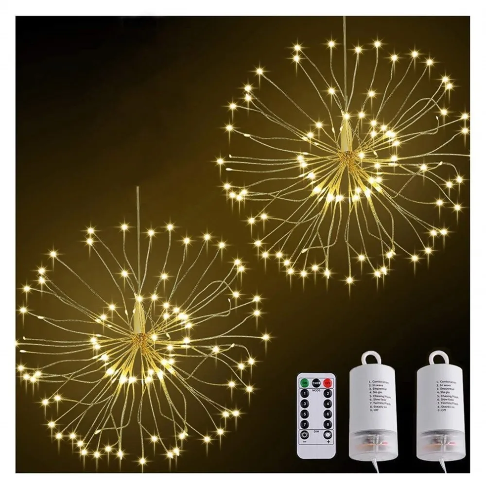 Dream LED String Lamp Outdoor Firework Starburst Fairy String Light Holiday Light Best Home Decoration