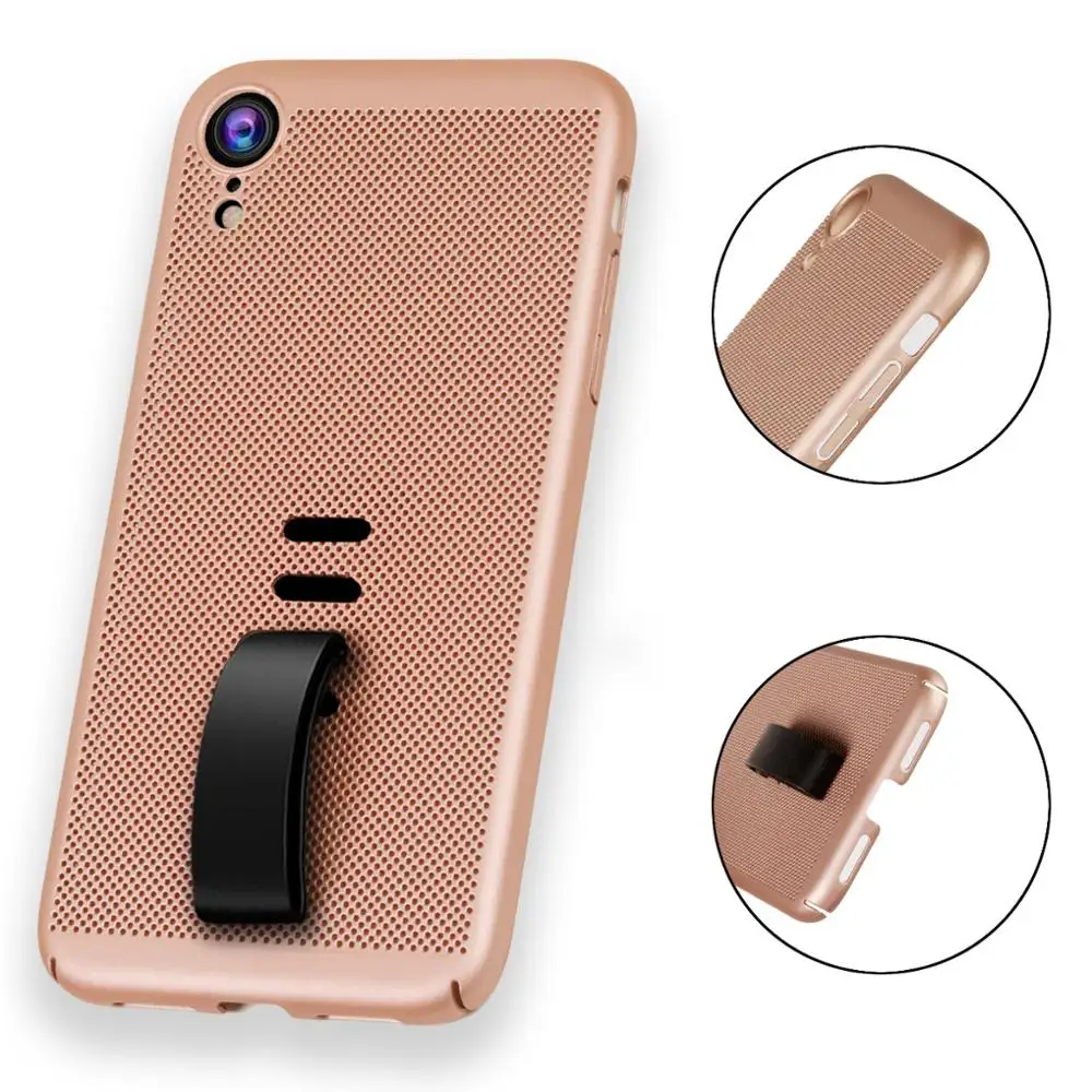 KIPXR1004_2_JONSNOW Heat Dissipation Hollow Phone Case For iPhone 7 8 Cases for iPhone XS XR 6S 7P 8 Plus PC Back Cover for iPhone XS Max Capa Fundas