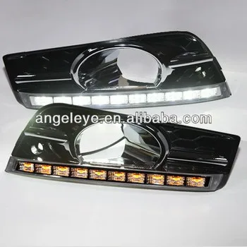 

For Cruze 10pcs LED Fog Lamp LED Fog Daytime Running Light with Turn lights 2009-2012 year V5