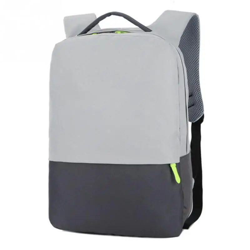 Водонепроницаемый легкий рюкзак для ноутбука на Молнии Большая вместительная сумка для ноутбука для macbook pro 13 Универсальный - Цвет: Белый
