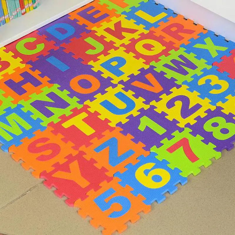 

Kids Baby Play Mat Solft Split Joint Eva Multicolor 36pieces/set Educational Sport Children Unisex Kid Mat Christmas Gifts Bp001