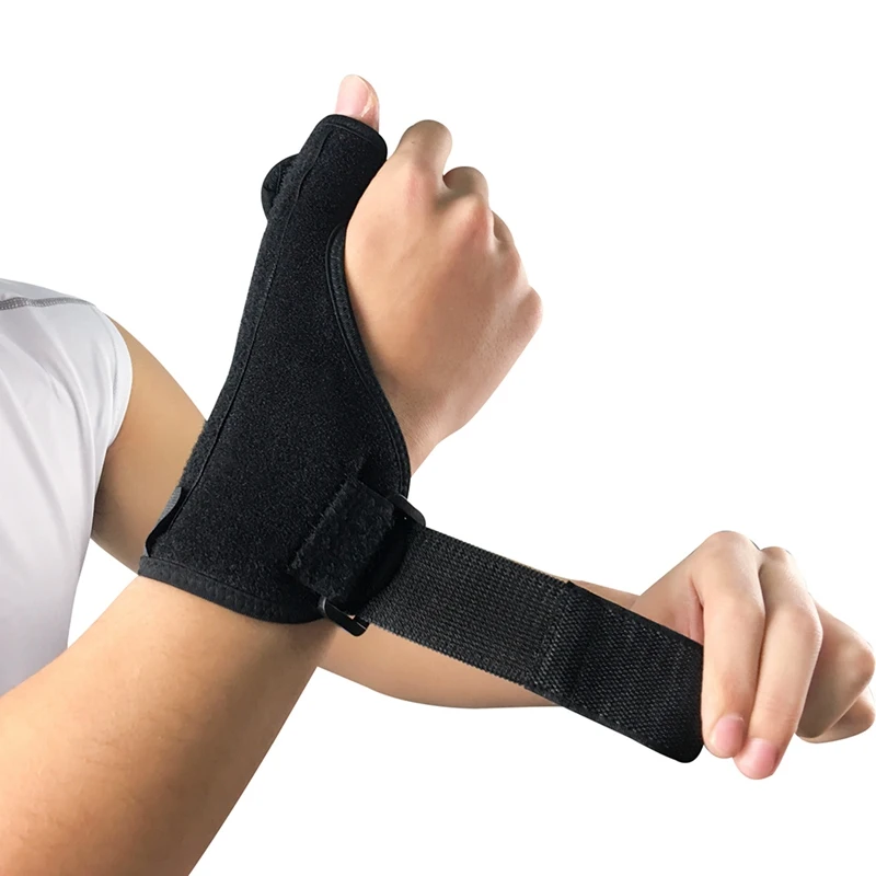 

1pc Medical Wrist Elastic Thumb Wrap Hand Palm Wrist Brace Splint Support Arthritis Pain Sports Training Thumb Fitted Correction
