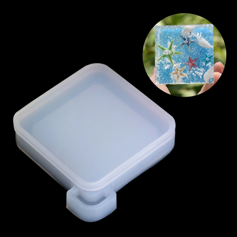 

Transparent Silicone Pendant Mould Resin Mudboard DIY Jewelry Making Tool