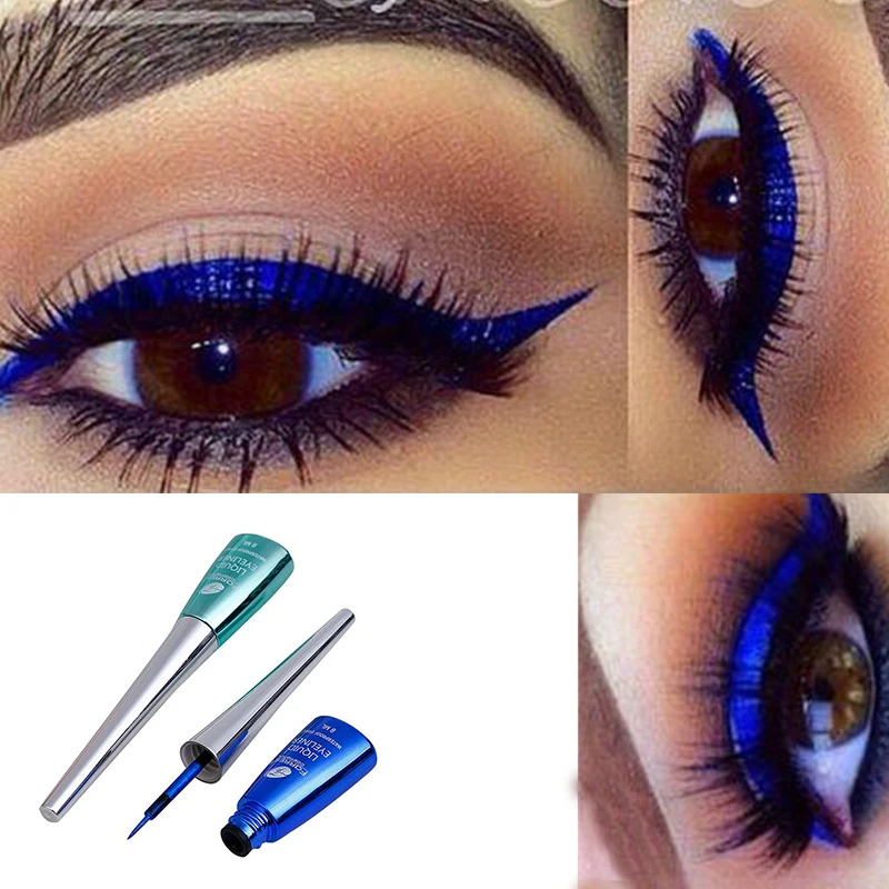 blue liquid eyeliner
