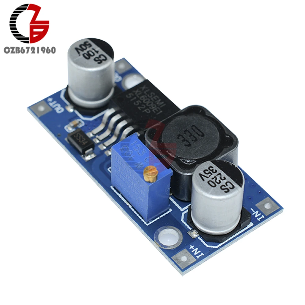 

5PCS XL6009 DC-DC Adjustable Step Up Boost Power Converter Voltage Boosting Transformer Step-up Module Replace LM2577
