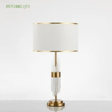 Современный стеклянный стол лампы скандинавские простые спальни прикроватная настольная лампа для чтения украшения дома светодиодный настольный светильник E27 Lamparas освещение