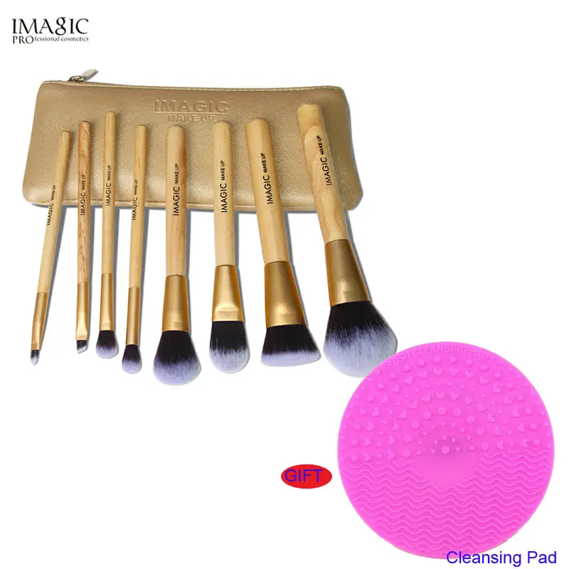 IMAGIC Make Up расчёски для волос 8 шт. набор кистей Комплект Professional природные кисти