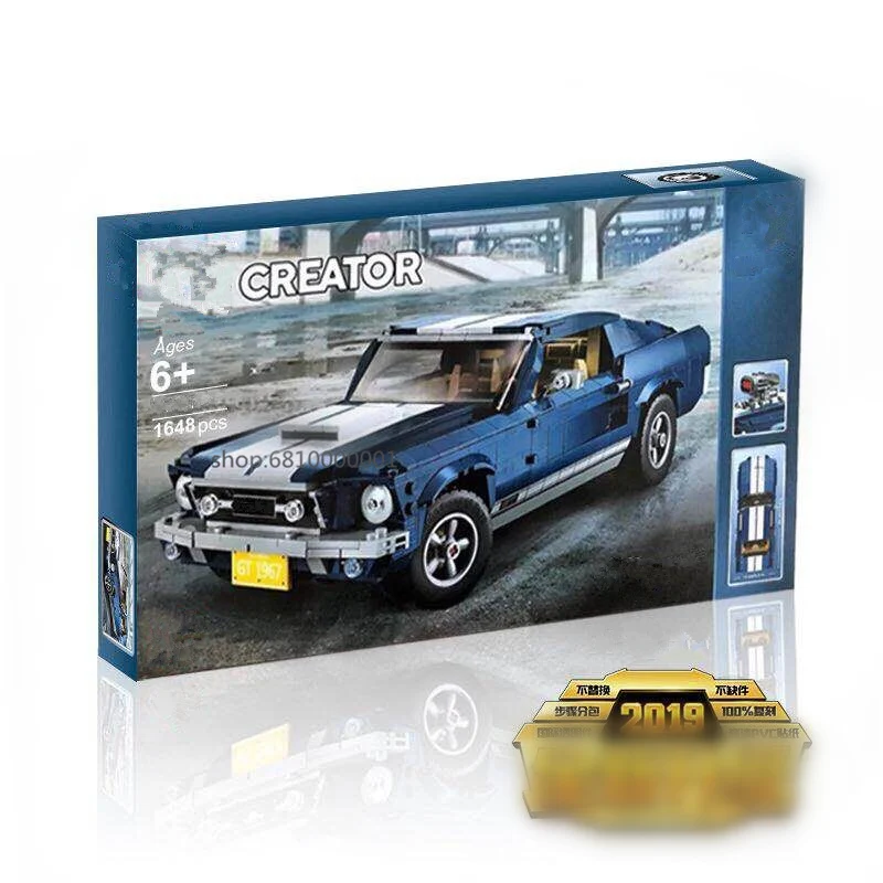 Описание GT500 1967 Creator Expert Fordeds Mustang подходит legoedis Technic 10265 конструкторных блоков