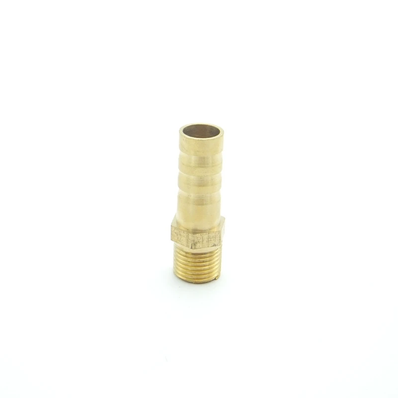 8mm OD Hose Barb x M8x1.25 Metric Male Thread Brass Barbed Pipe Fitting