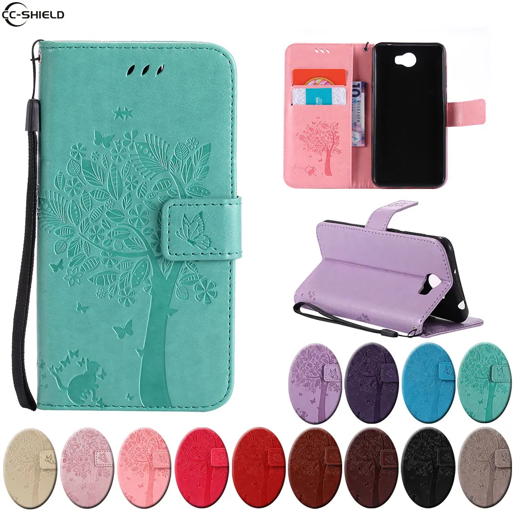 

Flip Case for Huawei Y6 ii Compact Case Phone Leather Cover for Y6ii Y6 2 Compact Y6Elite Y6 Elite LYO-L21 LYO-L01 LYO L21 L01