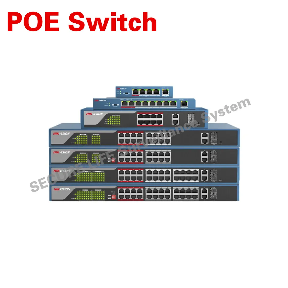 In stock Free shipping DS-3E0105P-E DS-3E0109P-E DS-3E0318P-E DS-3E0326P-E 100Mbps POE switch