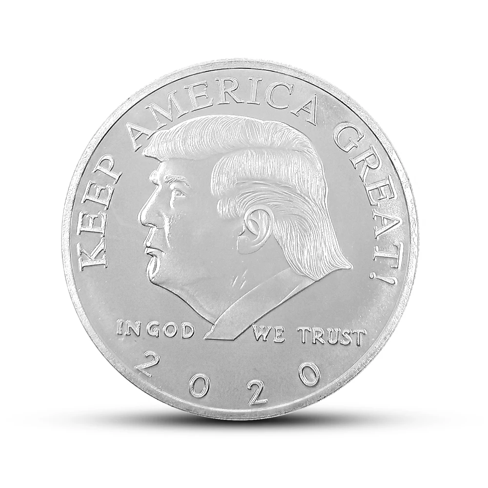 2020 козырь сувенир монеты держать Америку Большой значок Коллекционная задача