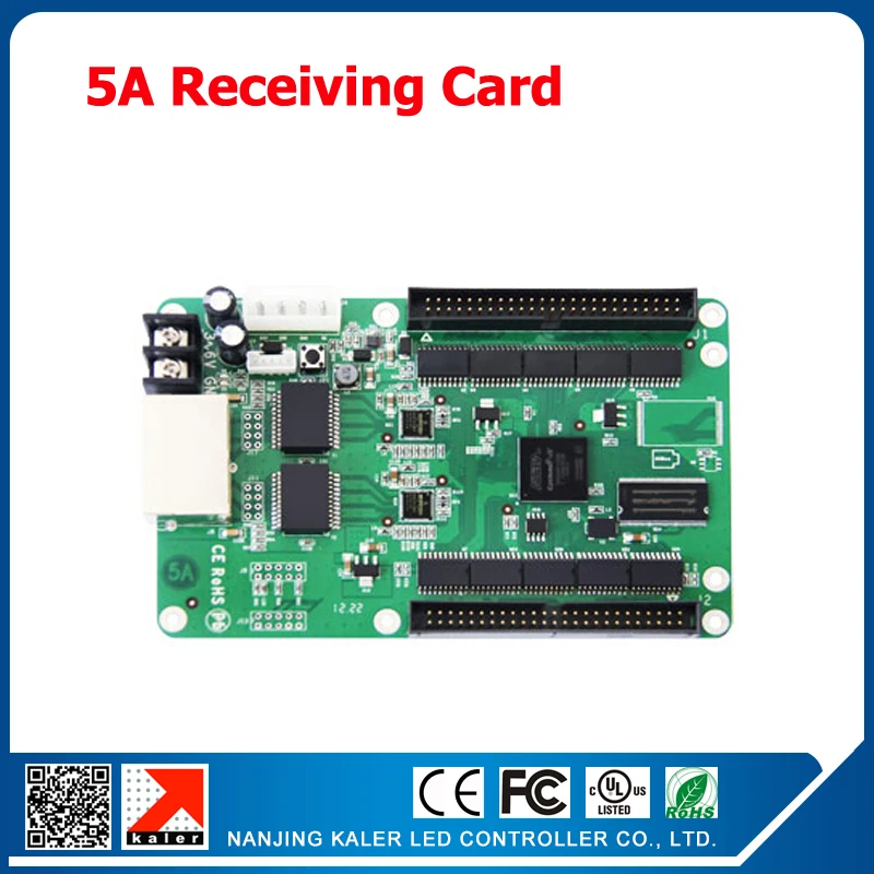 

free shipping receiving card 5A i5a 256*256 pixel led display video sychronous control card displa control system led receiver