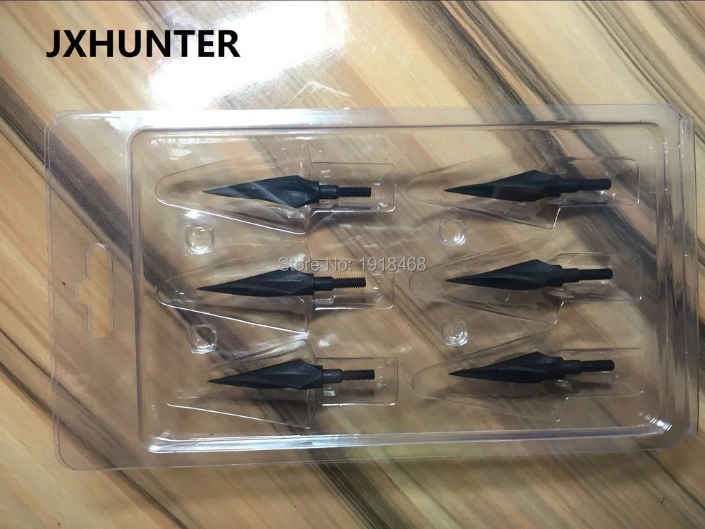 12pcs Compound bow carbon arrow heads broadheads 175 grain arrow tips