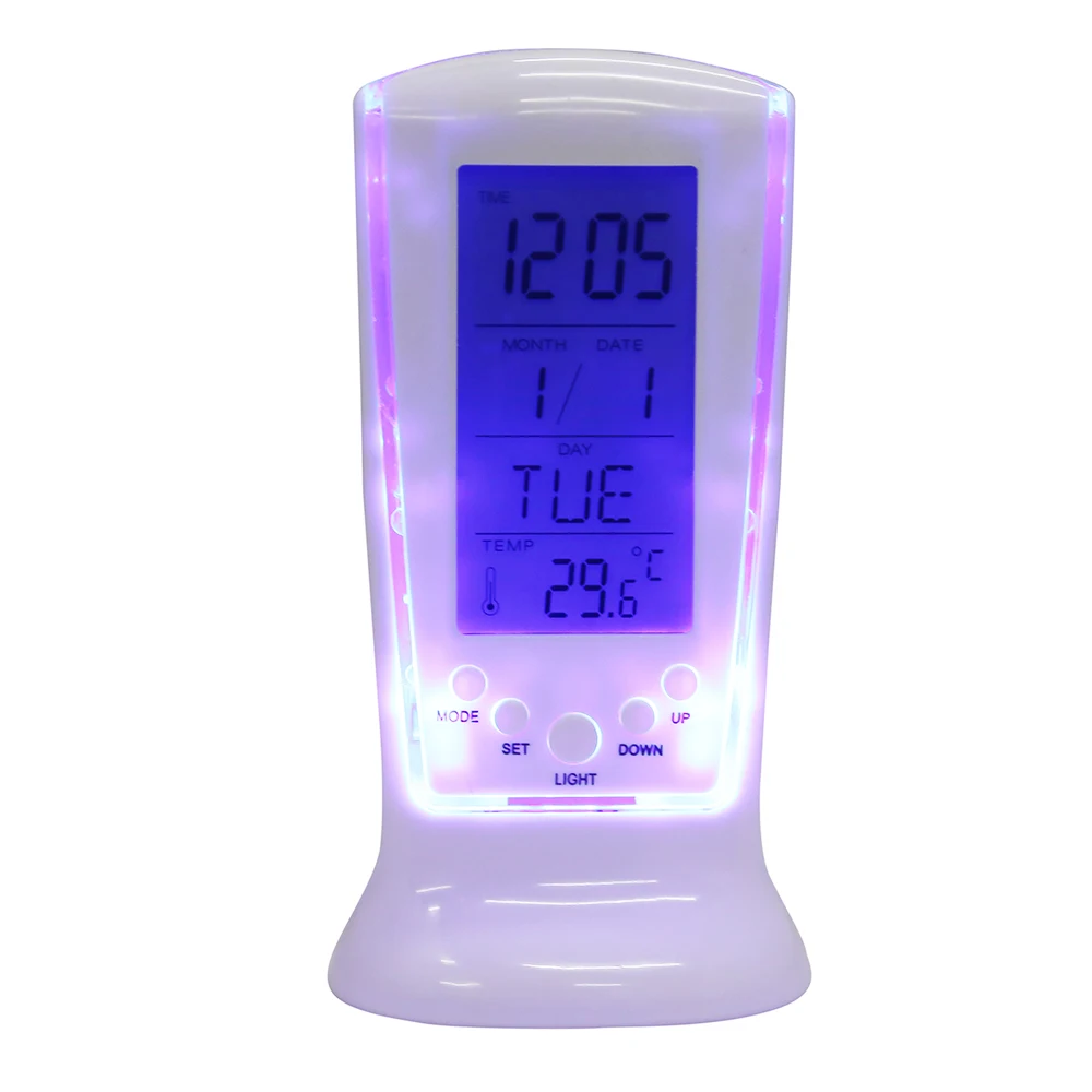 Buy LED Digital Temperature Alarm Clock Plastic LED