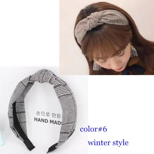 Online Shop Women Hair Accessories Preppy Chic Striped Hairband