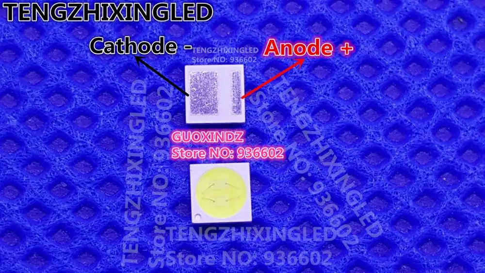 

JUFEI LED Backlight DOUBLE CHIPS 2.3W 3V 3030 Cool white 01.JB.DK3030W65N08 LCD Backlight for TV TV Application