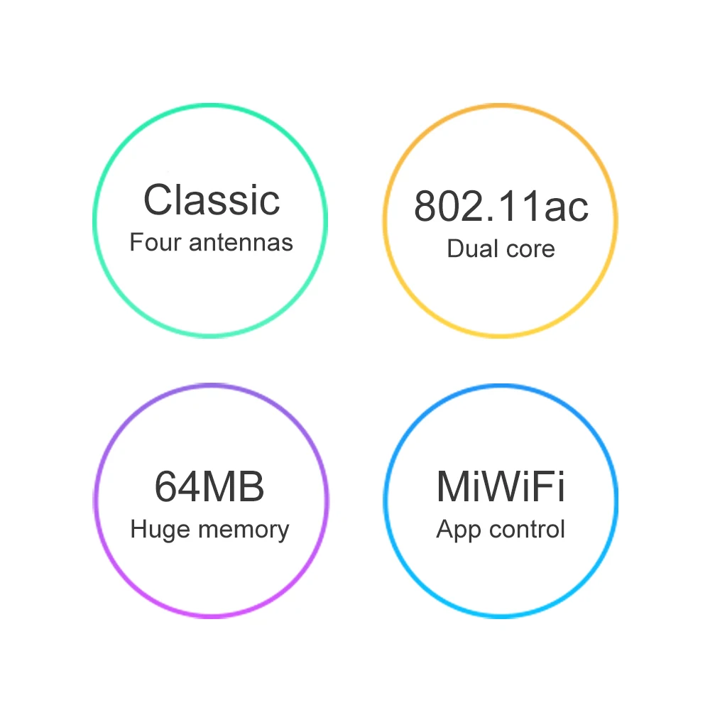 Оригинальный Xiaomi маршрутизатор 3A Wi Fi Ретранслятор 2 4 г/5 г 1167 Мбит/с 64 МБ 802.11ac с