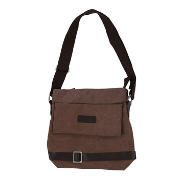 

PU Men's Shoulder Bag Adjustable Shoulder Strap - Khaki