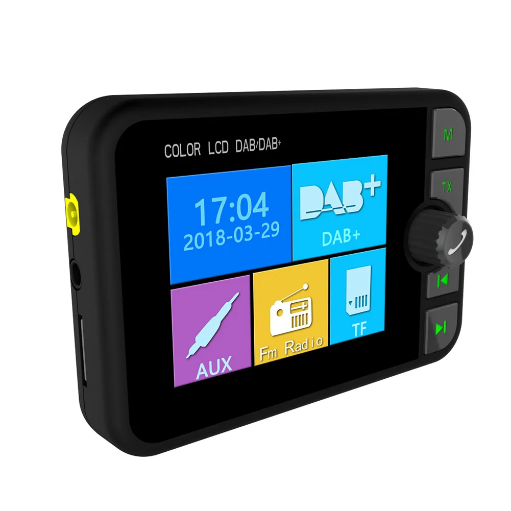 Радио автомобильный DAB Электроника модный fm-передатчик магнитный автомобильный Радио цифровой адаптер цветной экран MP3 стерео широкий обзор Bluetooth