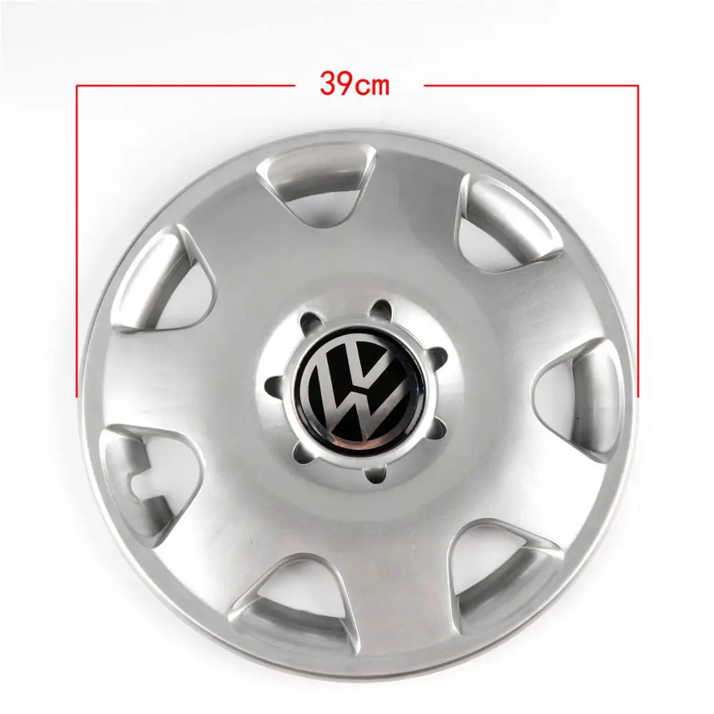 OEM 4 шт. 390 мм 39 см 6Q0 601 147 г хром Центральная крышка колеса Заглушка автомобильного колпака логотип эмблема Замена для VW Volkswagen Polo 1,4