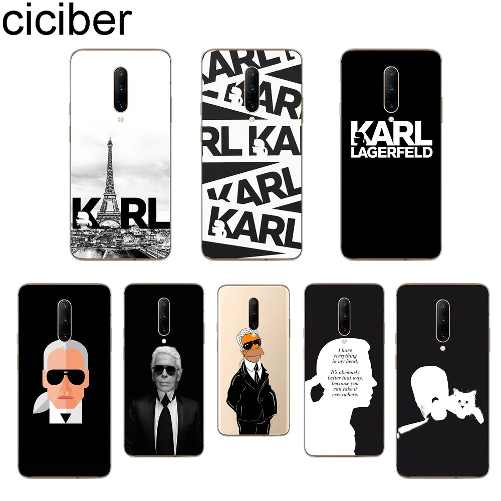 ciciber Karl Lagerfeld Phone Case For font b Oneplus b font font b 7 b font