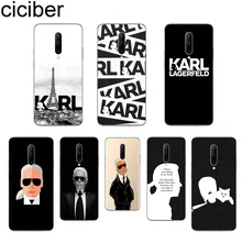 ciciber Karl Lagerfeld Phone Case For Oneplus 7 Pro 1+7 Pro Soft TPU Cover for Xiaomi 9 Coque For Redmi Note 7 6 Pro Funda Shell