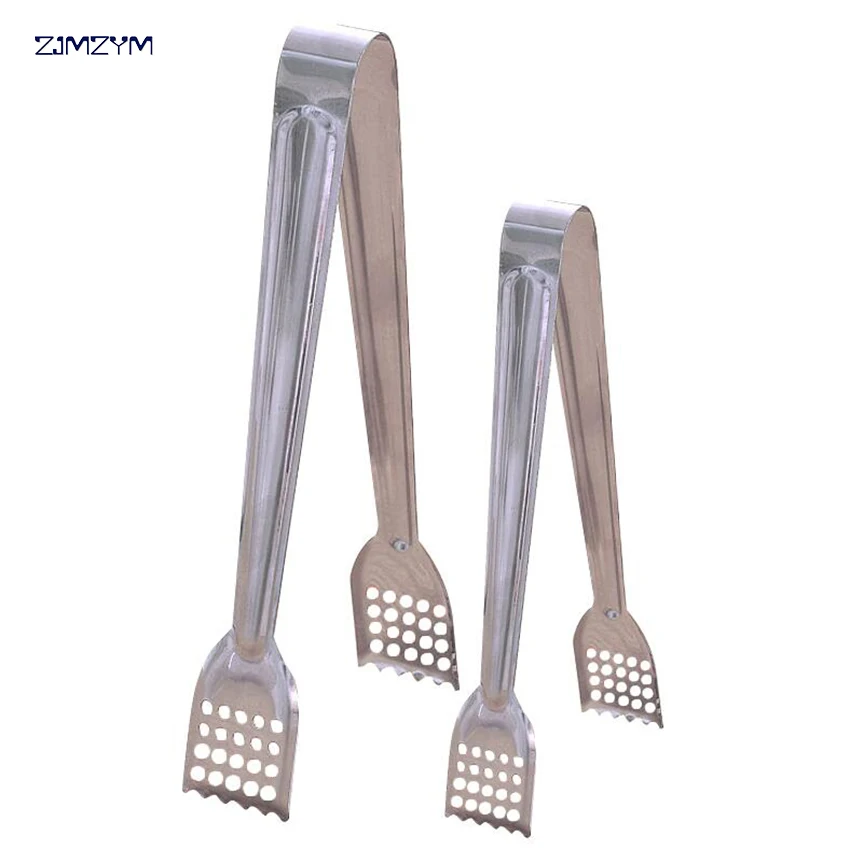 

1pc Braed Food Tongs Kitchen Buffet Cooking Stainless Steel Tool Anti Heat Bread Clip Pastry Clamp Barbecue Tongs